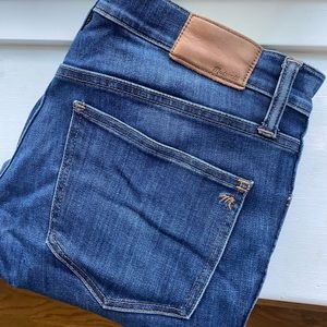Madewell 10” High-Rise Skinny Jeans Size 29